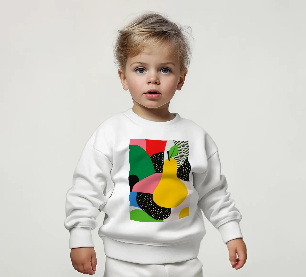 Pop Pear e design grafico felpa neonato da Pop and Fruits - Affiches & posters