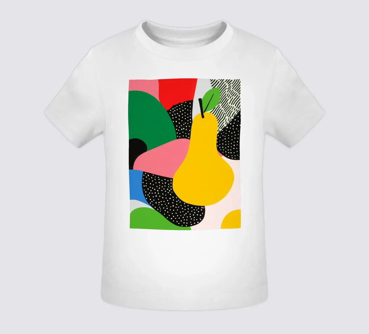 Pop Pear and Graphic Designs baby t-shirt by Pop and Fruits - Affiches & posters