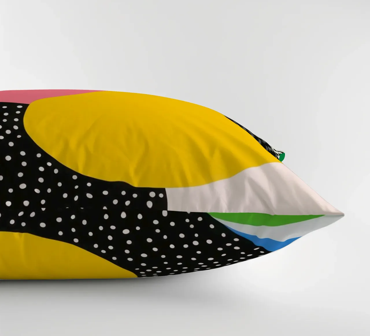 Pop-Birne und grafische Muster Kissen von Pop and Fruits - Affiches & posters
