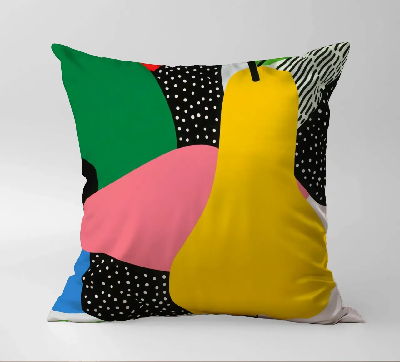 Pop Peer en grafische ontwerpen kussen van Pop and Fruits - Affiches & posters