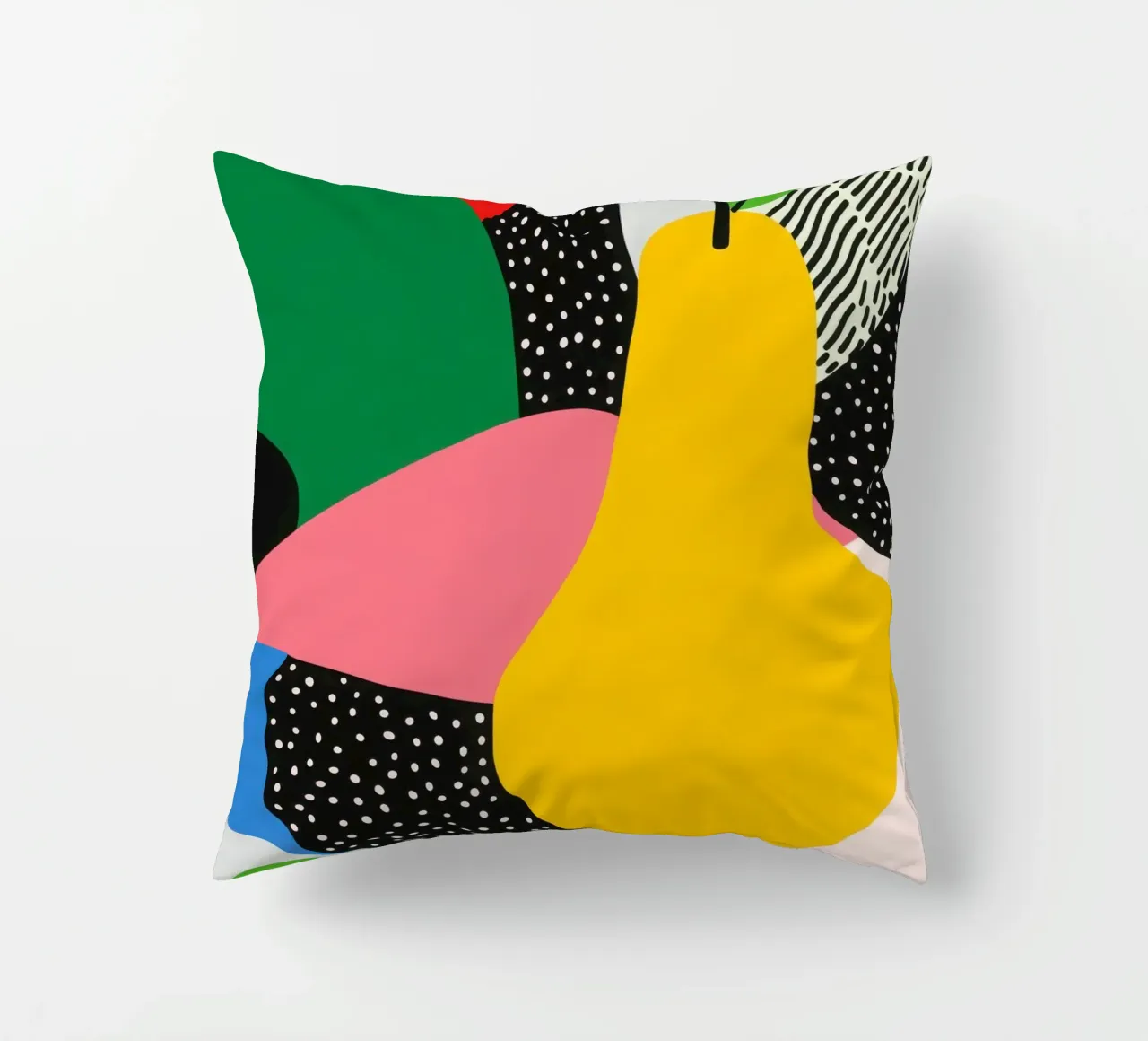 Pop Pear e design grafico cuscino da Pop and Fruits - Affiches & posters
