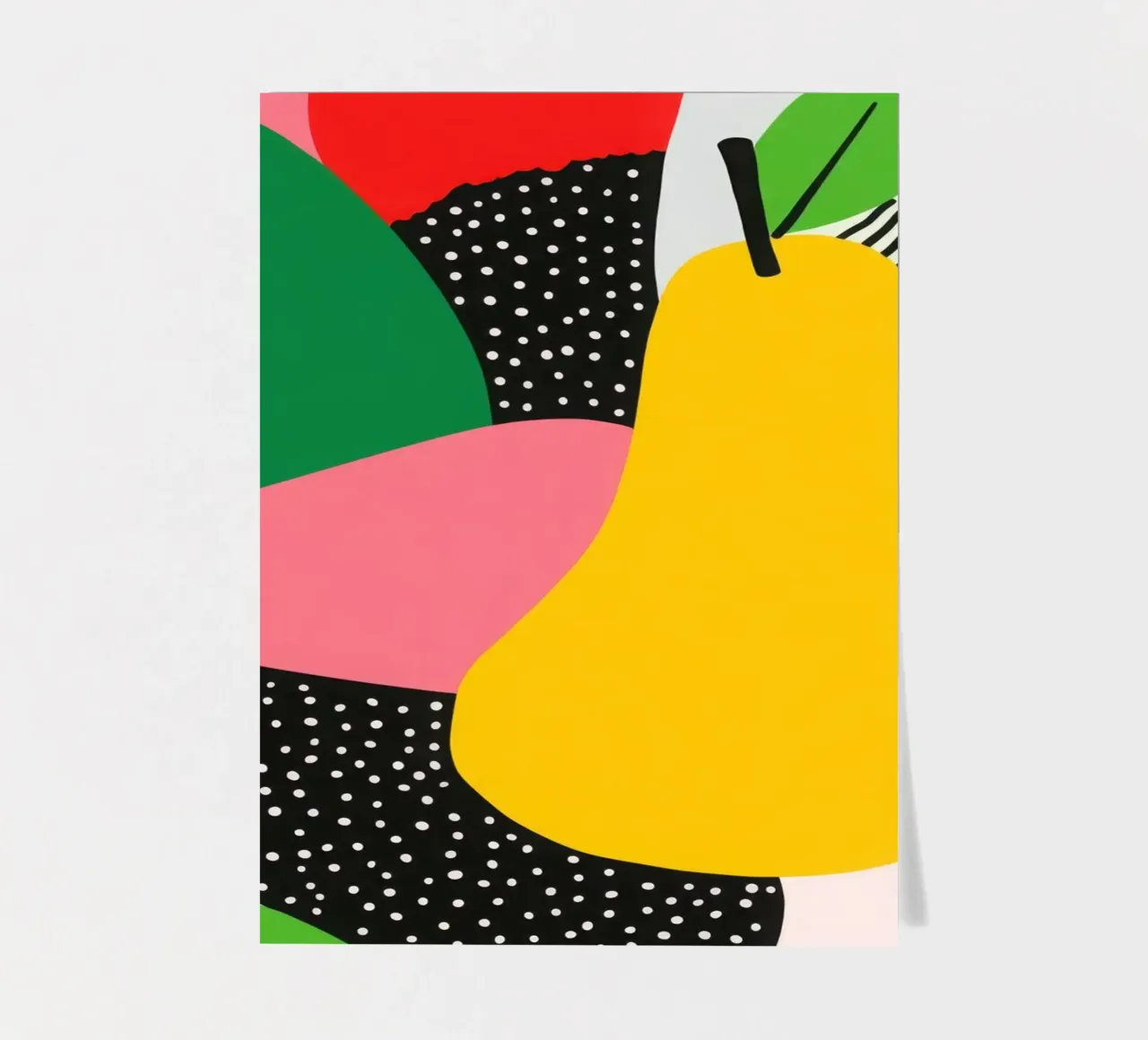 Pop Pear e design grafico foglio adesivo da Pop and Fruits - Affiches & posters