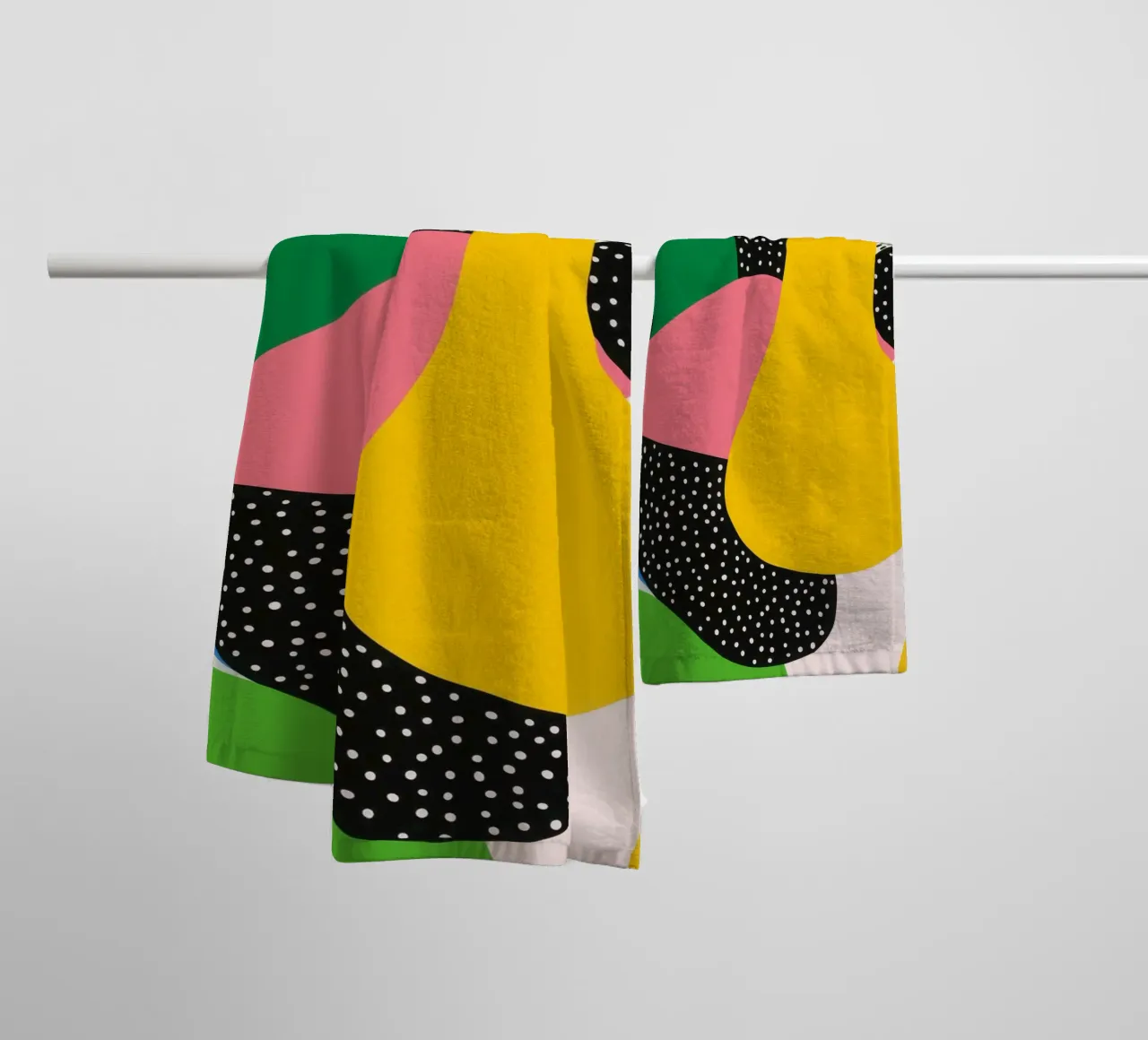 Pop Pear e design grafico asciugamano da bagno da Pop and Fruits - Affiches & posters