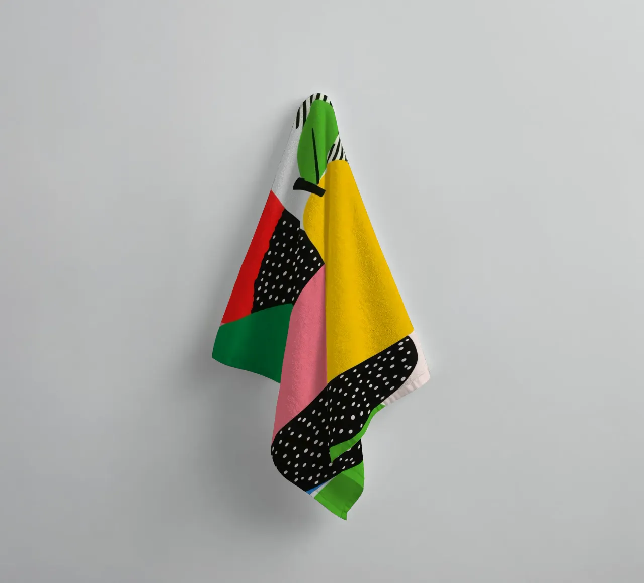 Poire Pop et Motifs Graphiques serviette de bain de Pop and Fruits - Affiches & posters