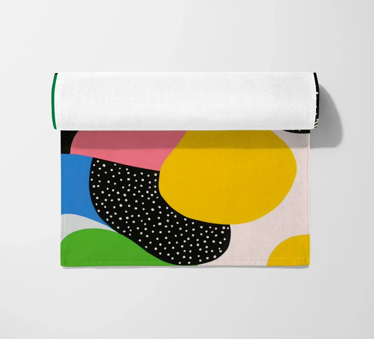 Pop Pear and Graphic Designs beach towel by Pop and Fruits - Affiches & posters