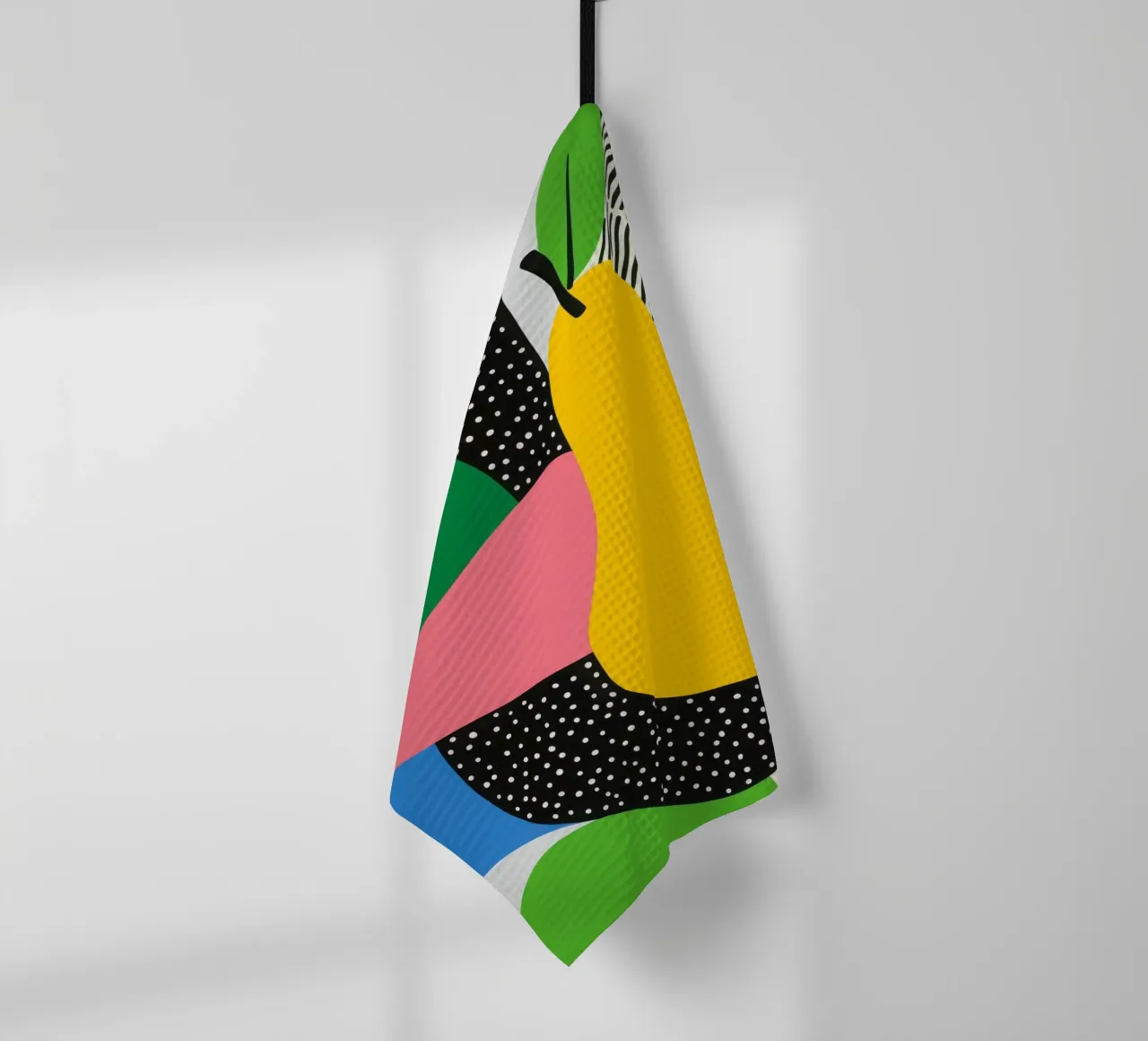 Poire Pop et Motifs Graphiques torchon de Pop and Fruits - Affiches & posters