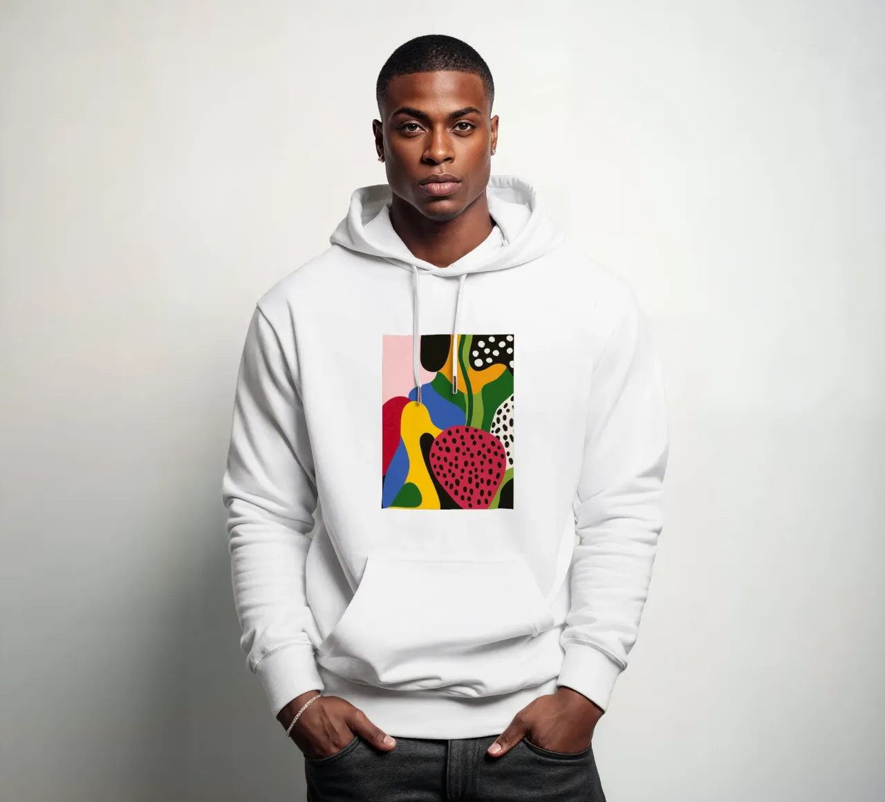 Boren en abstracte vormen hoodie van Pop and Fruits - Affiches & posters