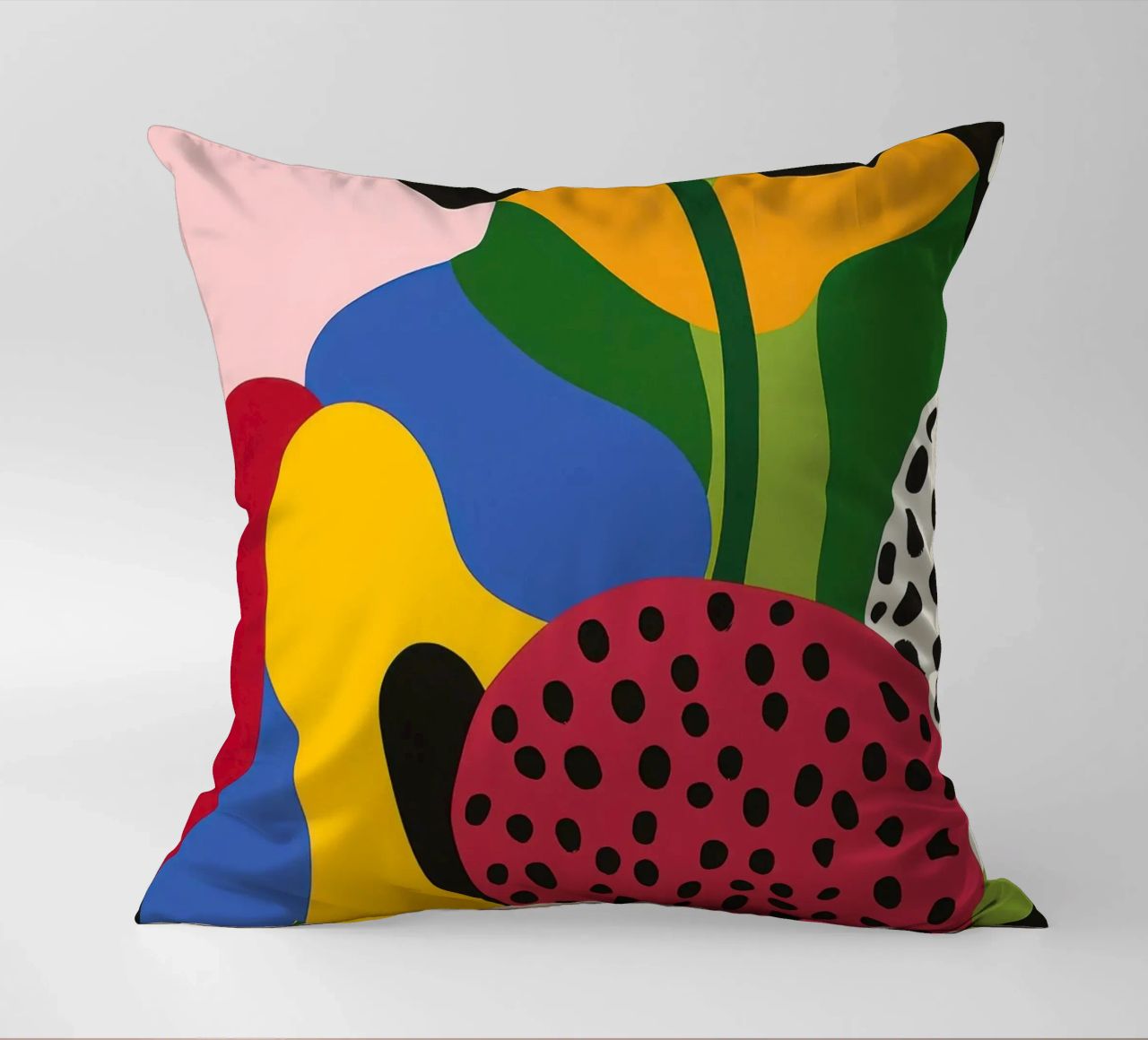 Burs and abstract shapes decorative cushion by Pop and Fruits - Affiches & posters