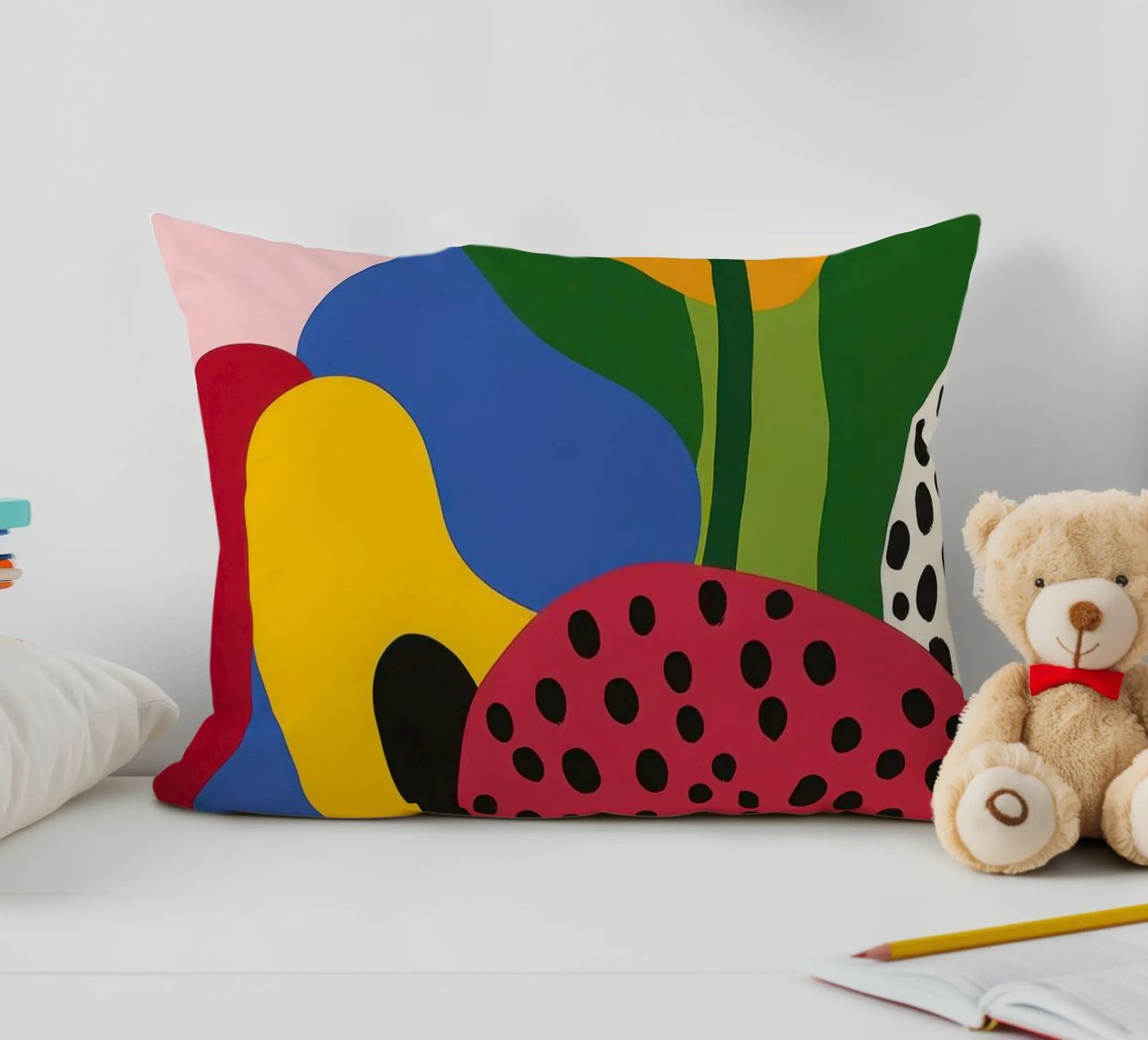 Burs and abstract shapes decorative cushion by Pop and Fruits - Affiches & posters