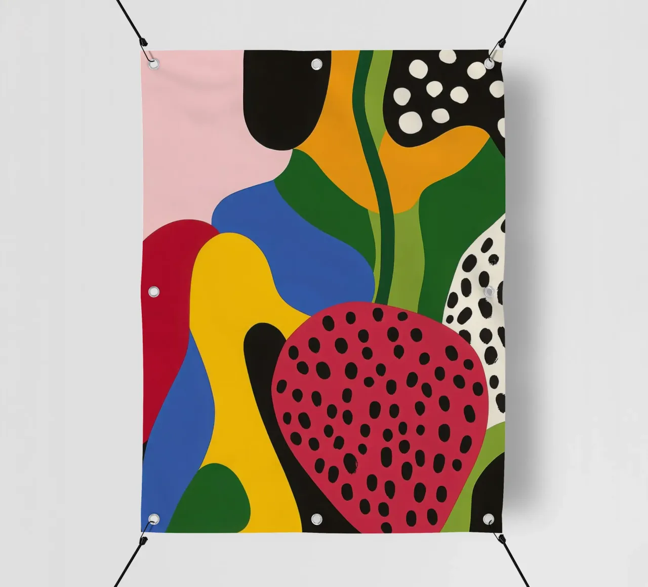 Bursori e forme astratte telo in pvc da Pop and Fruits - Affiches & posters
