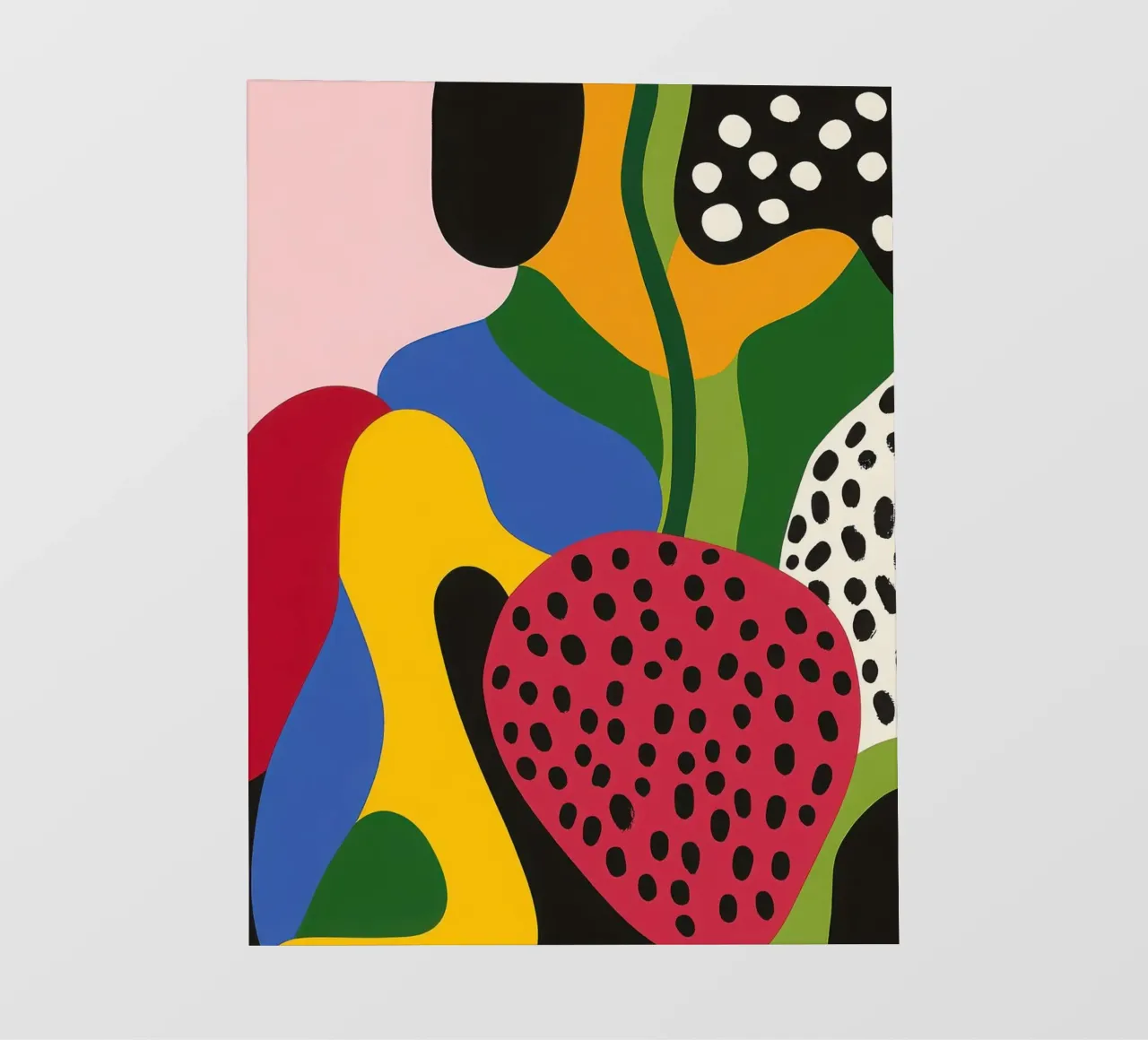 Bursori e forme astratte telo in pvc da Pop and Fruits - Affiches & posters