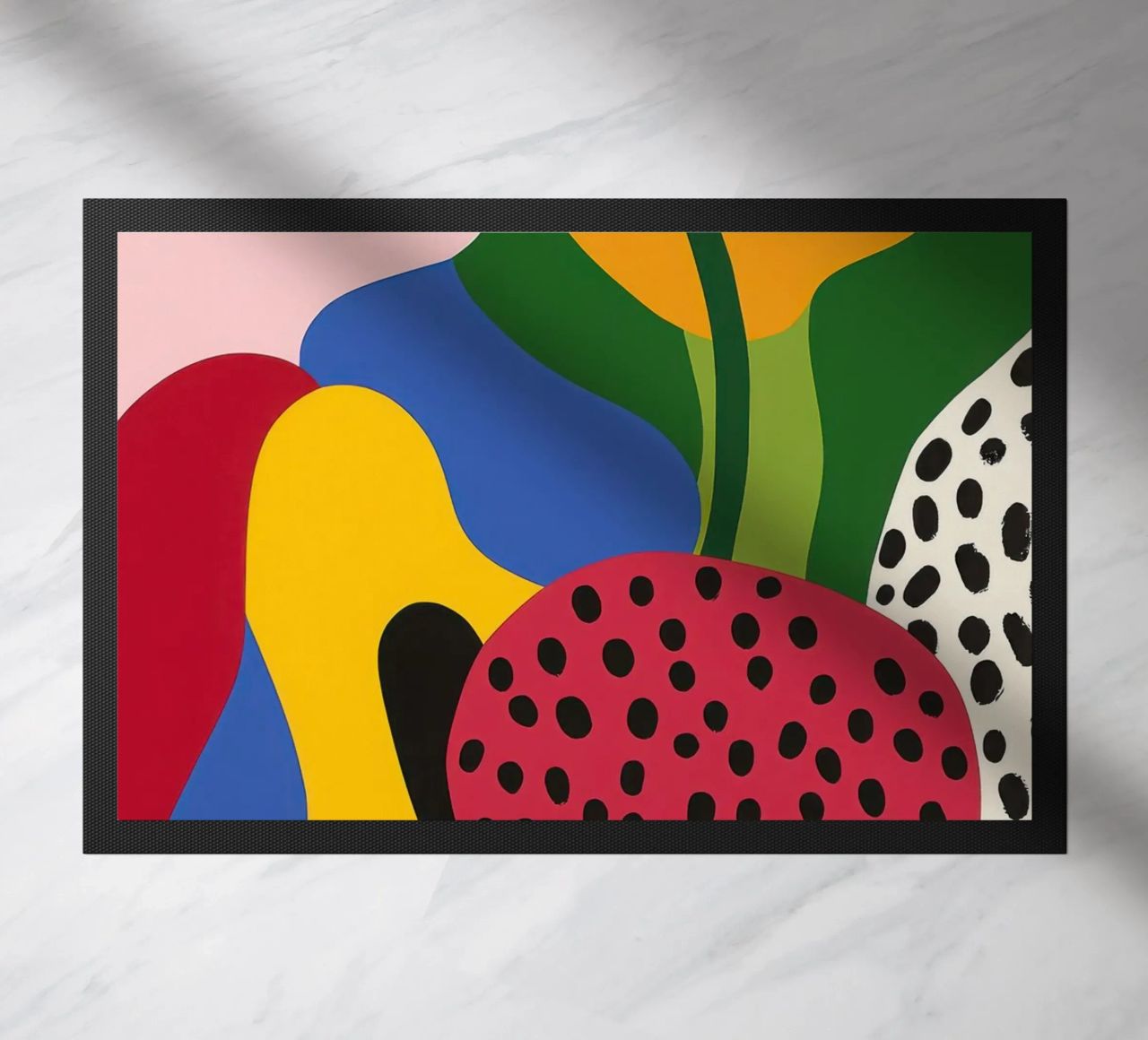 Burs and abstract shapes doormat by Pop and Fruits - Affiches & posters