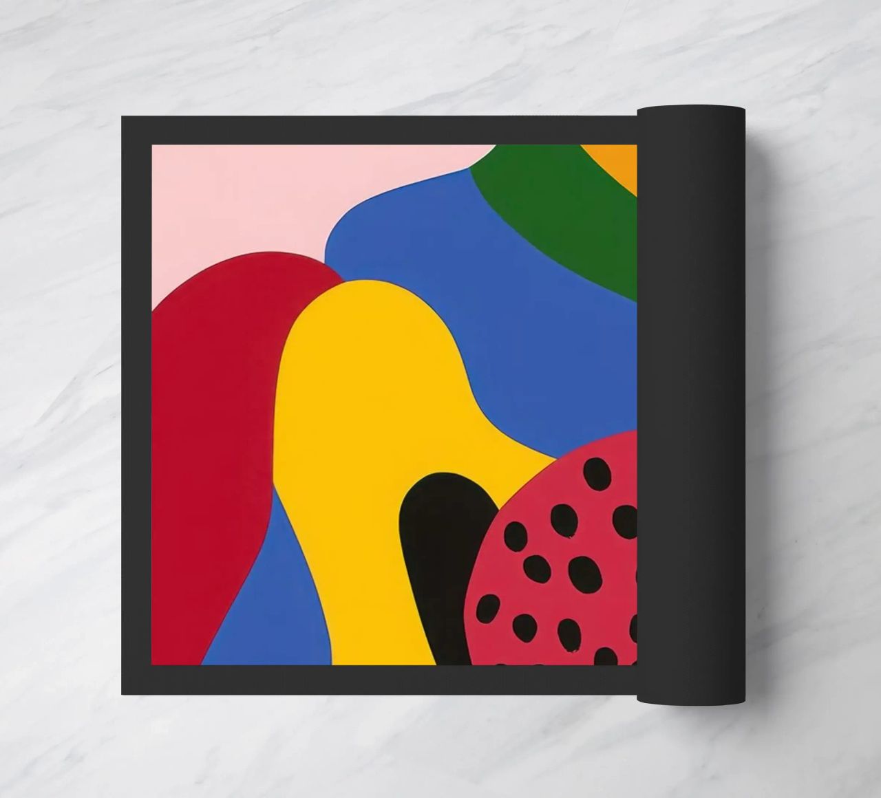 Burs and abstract shapes doormat by Pop and Fruits - Affiches & posters