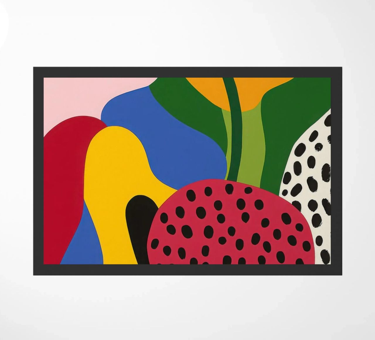 Burs and abstract shapes doormat by Pop and Fruits - Affiches & posters