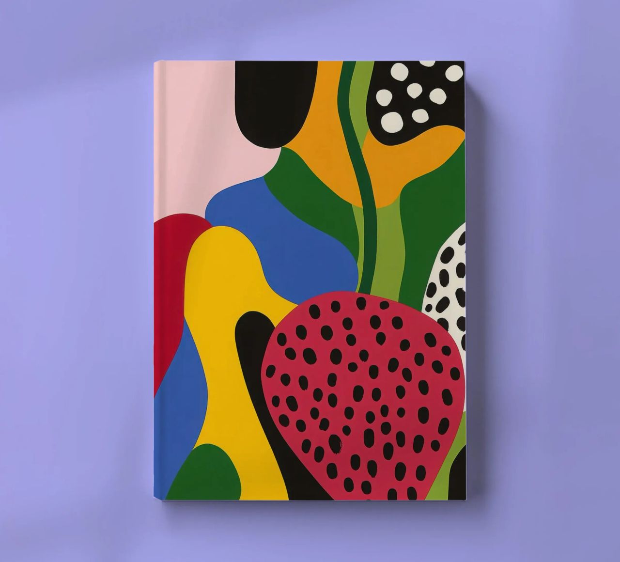 Burs and abstract shapes notebook by Pop and Fruits - Affiches & posters