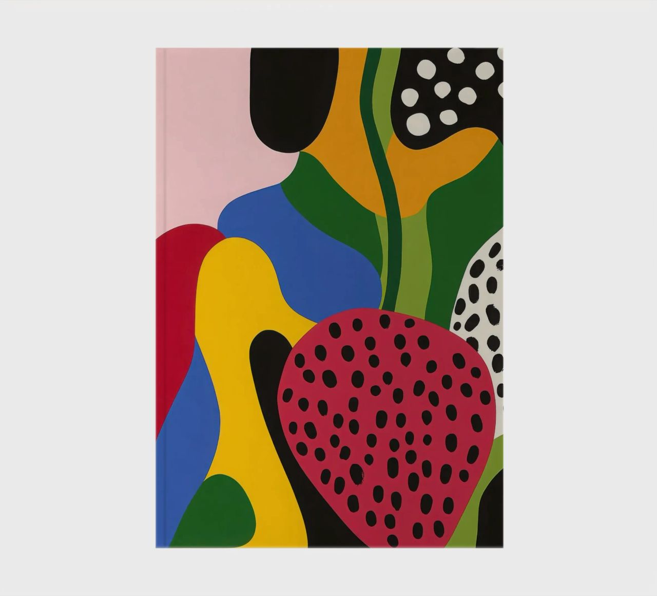 Burs and abstract shapes notebook by Pop and Fruits - Affiches & posters
