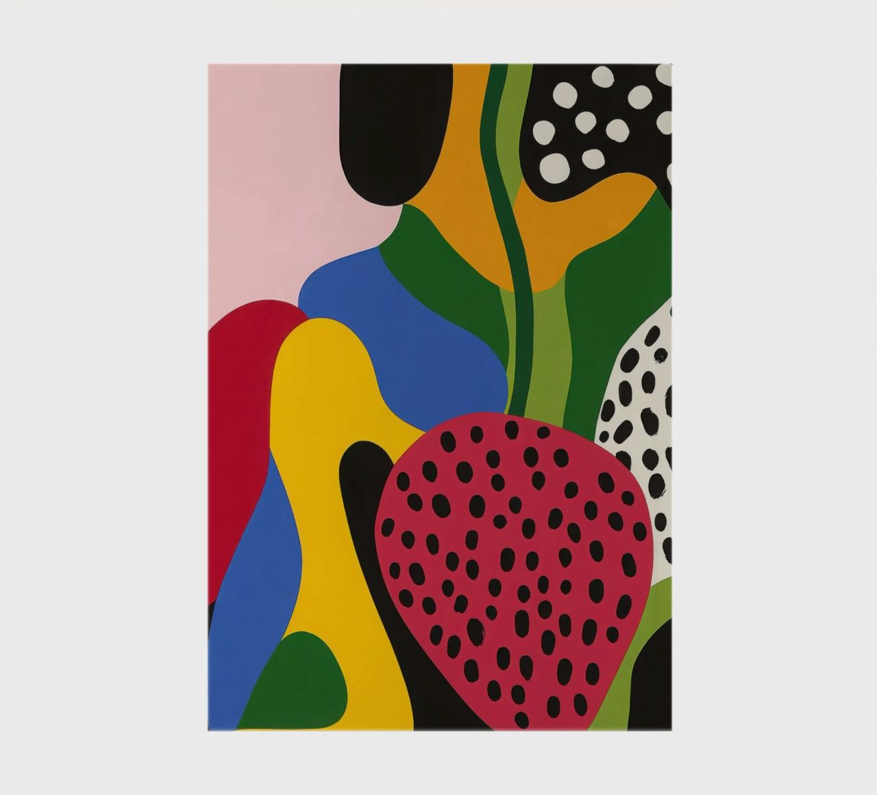 Burs and abstract shapes notebook by Pop and Fruits - Affiches & posters