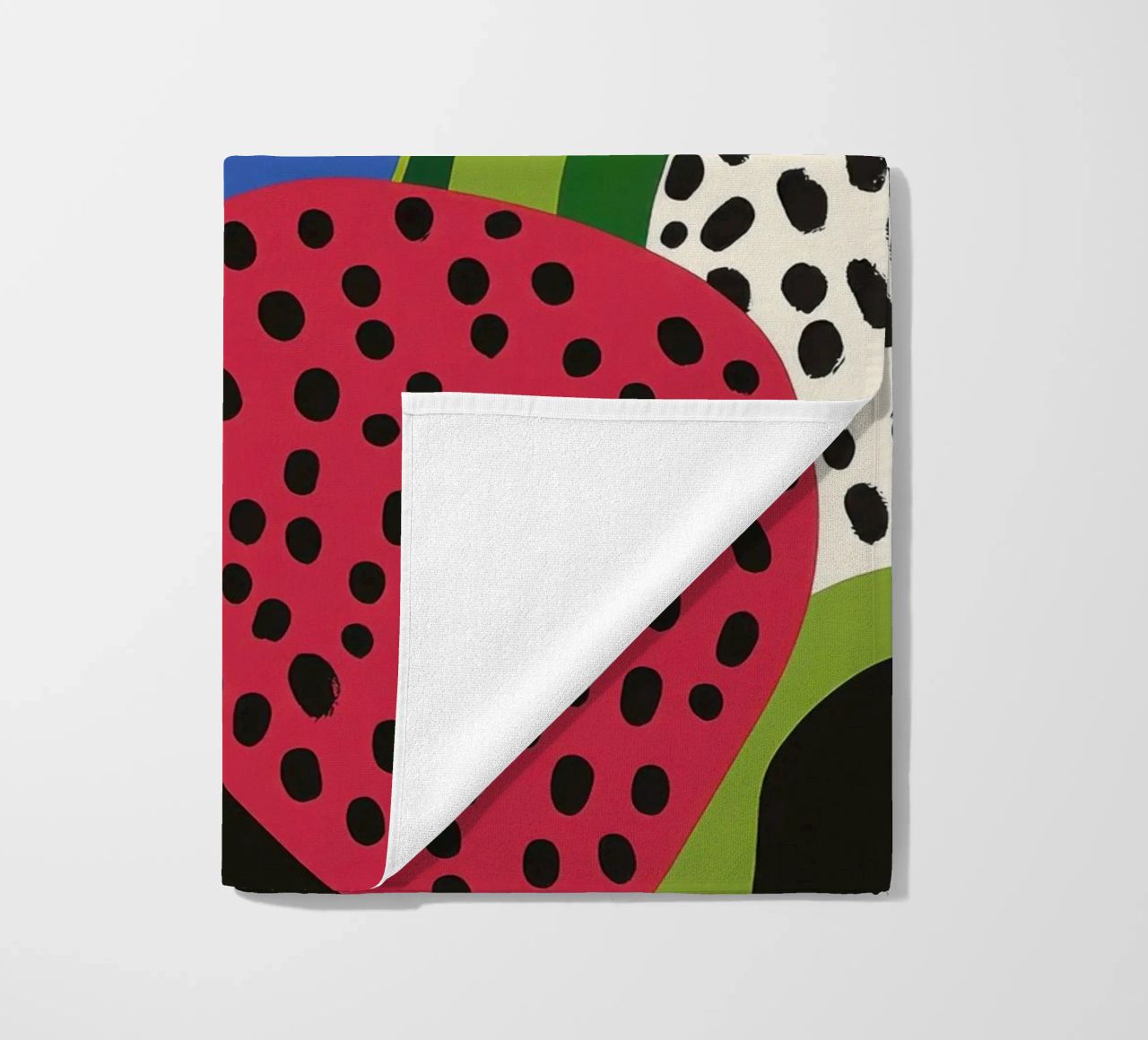 Burs and abstract shapes beach towel by Pop and Fruits - Affiches & posters