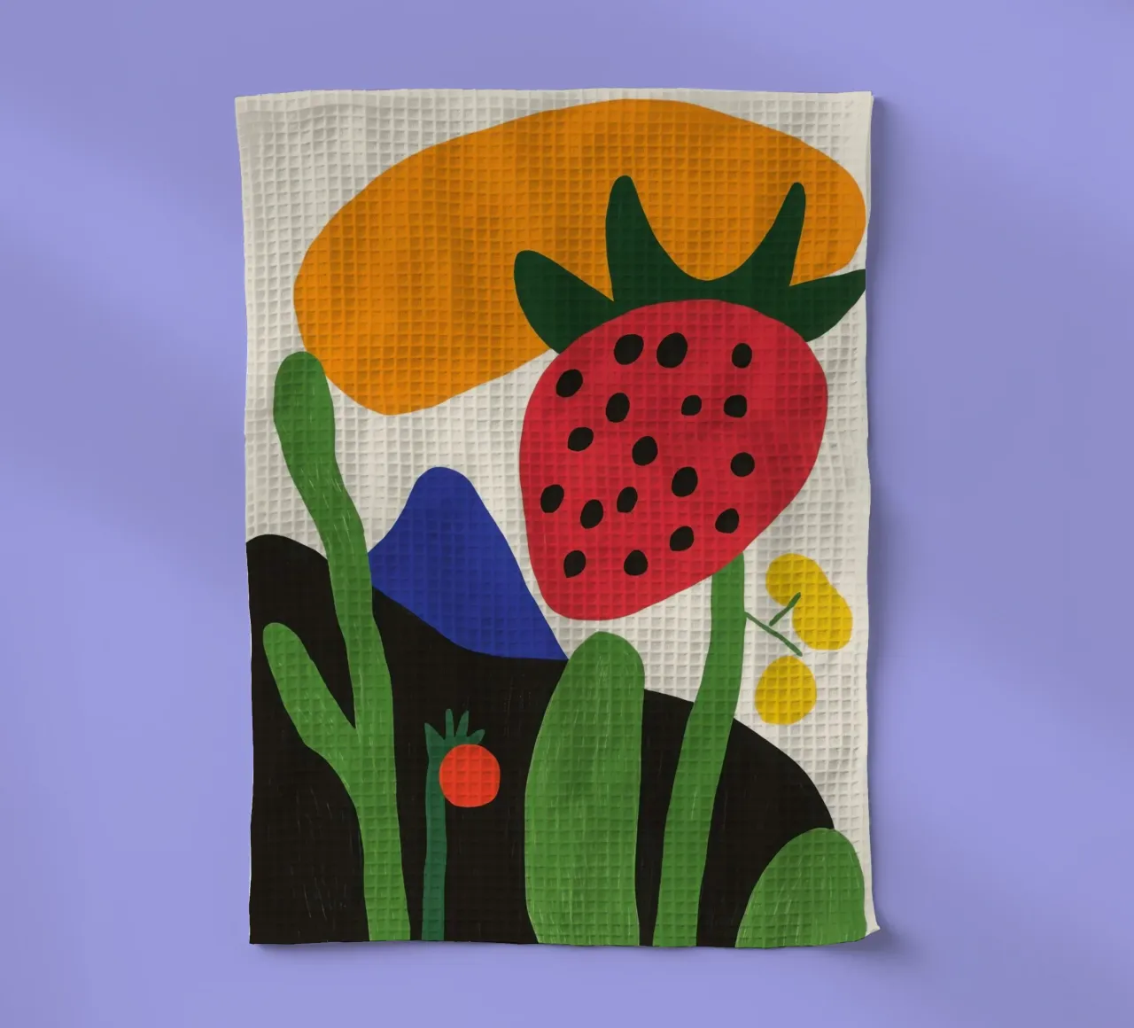 Nature Fruitée Abstraite torchon de Pop and Fruits - Affiches & posters