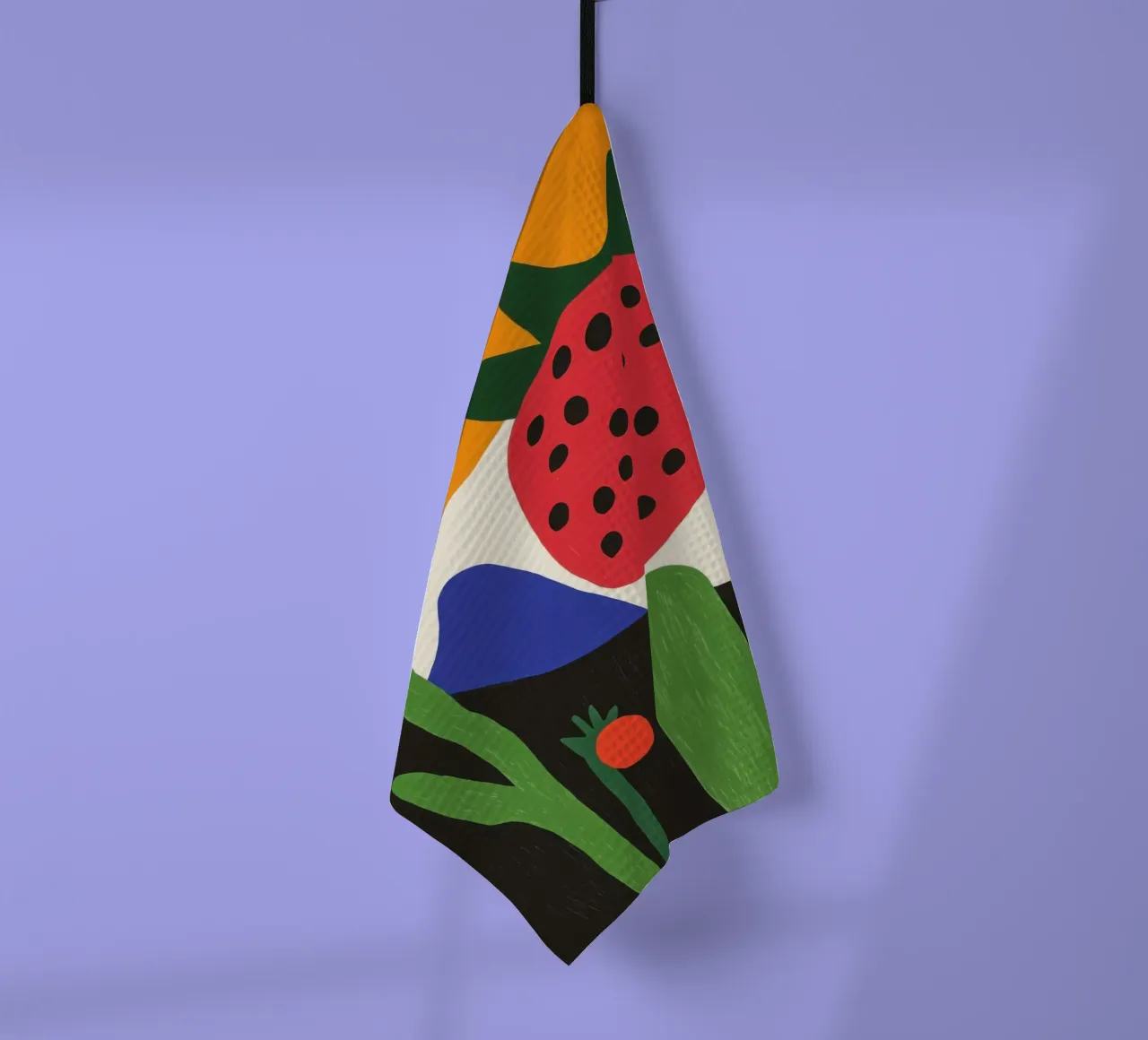 Nature Fruitée Abstraite torchon de Pop and Fruits - Affiches & posters