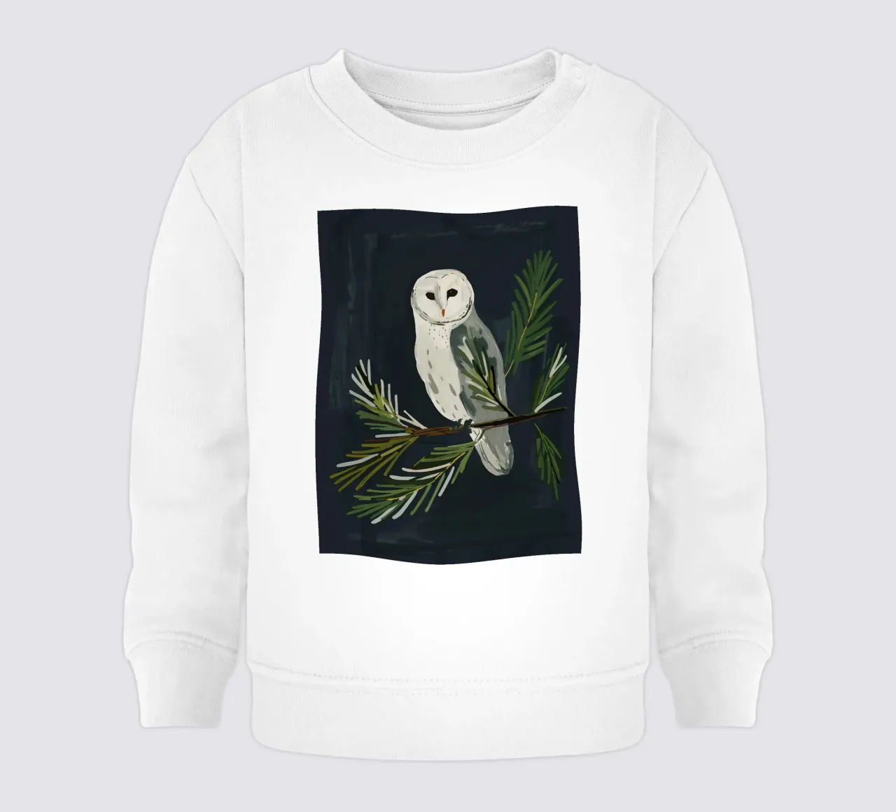 Gufo notturno felpa neonato da ThingDesign