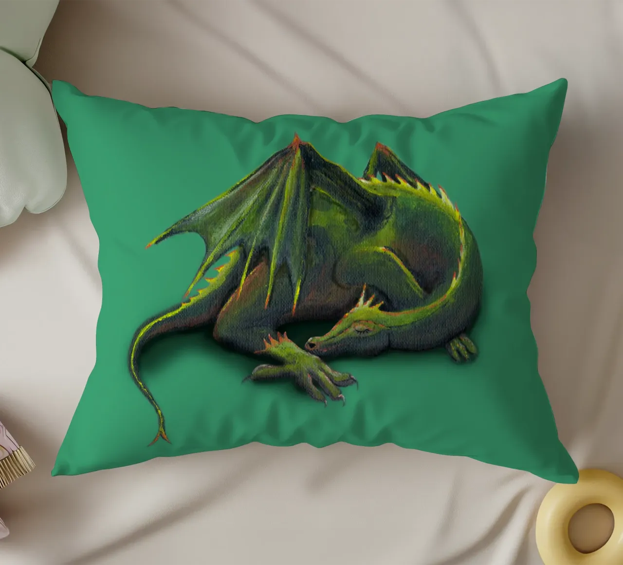 Drago addormentato cuscino da BwiseLizzy