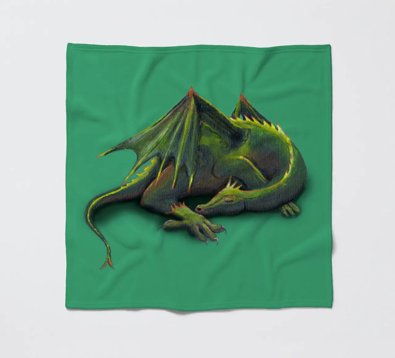 Drago addormentato coperta in pile da BwiseLizzy