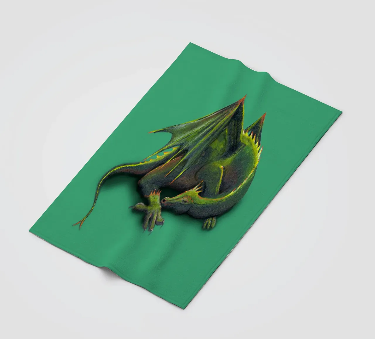 Drago addormentato coperta in pile da BwiseLizzy