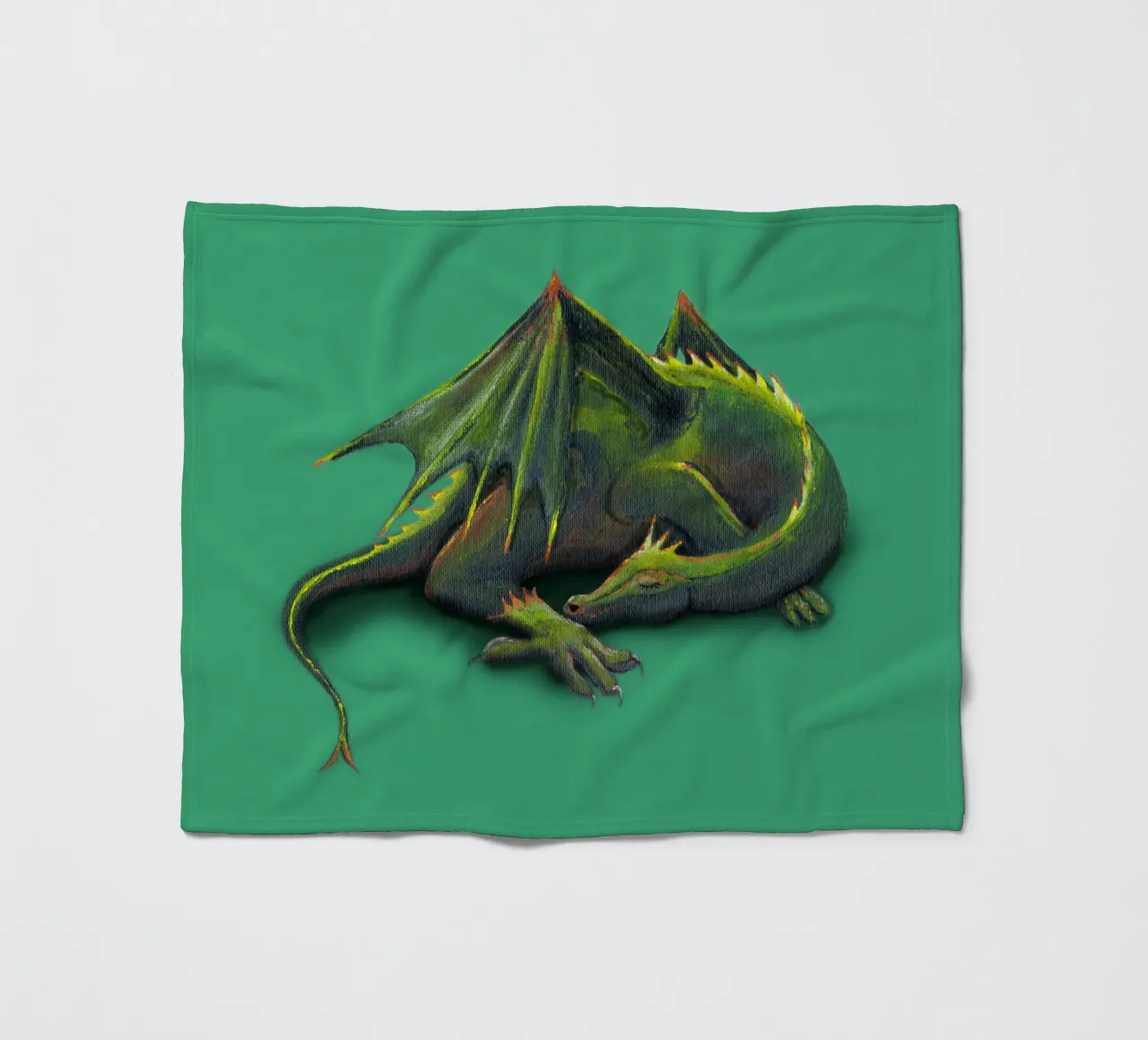 Drago addormentato coperta in pile da BwiseLizzy