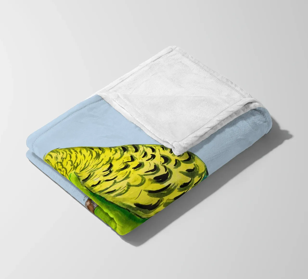 Süßer Wellensittich Fleecedecke von BwiseLizzy