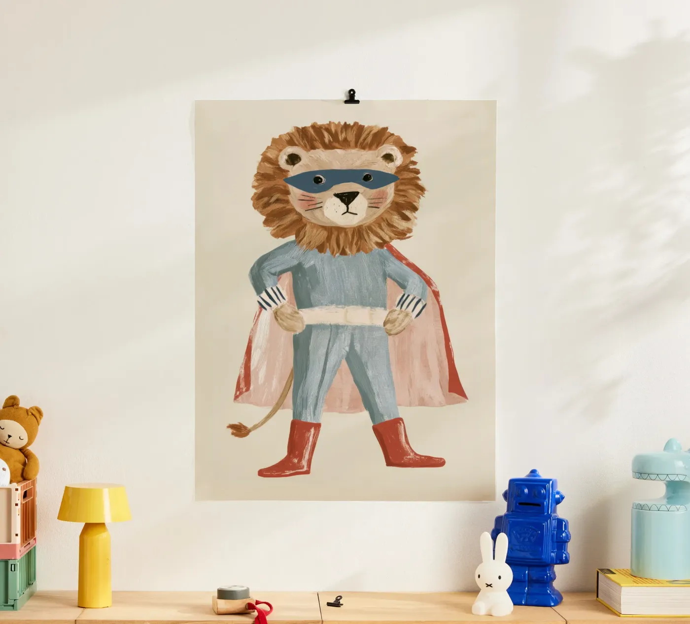 Superheld-Löwe Poster von Aimee