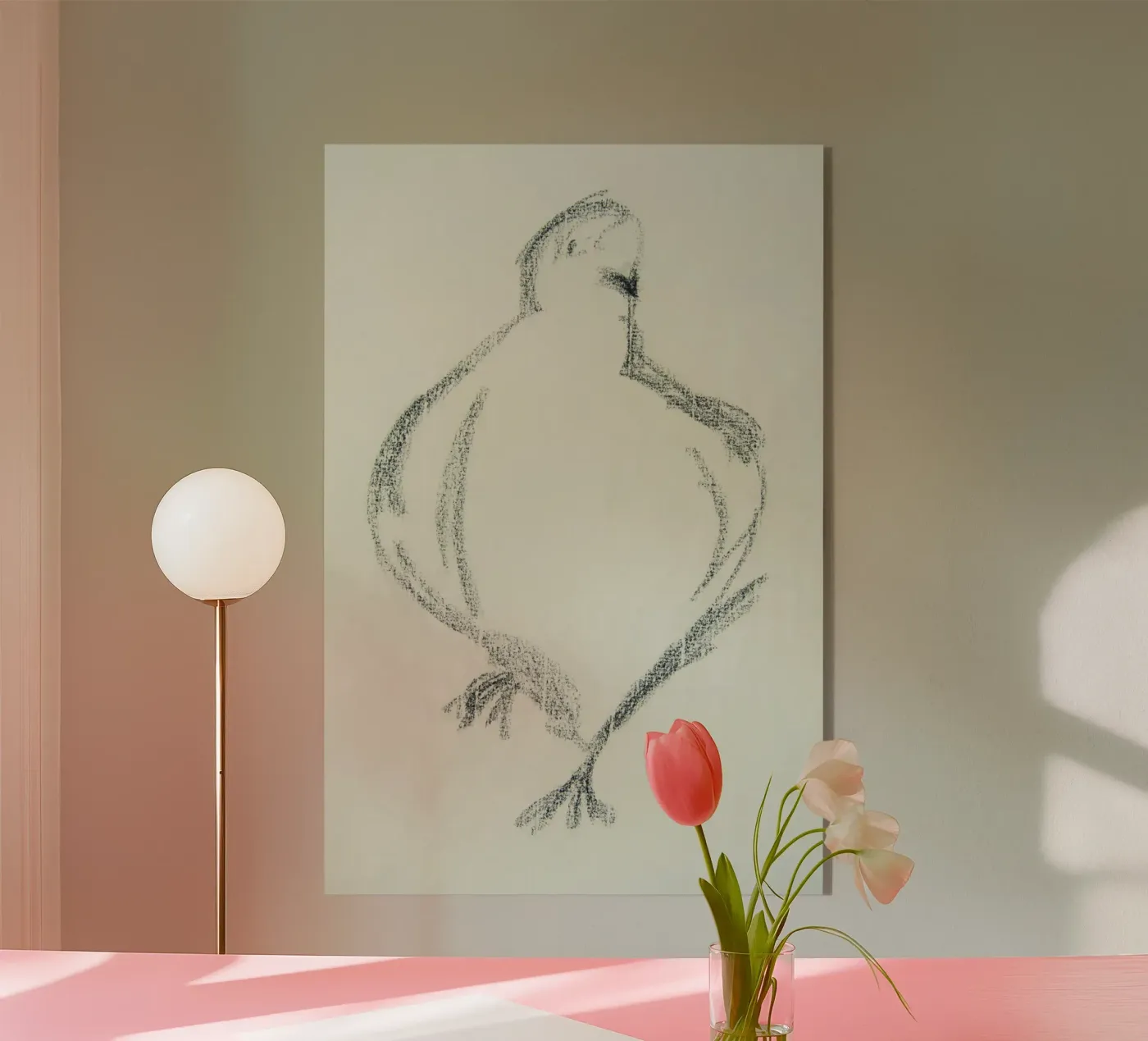 Colomba plexiglass da Teresa André