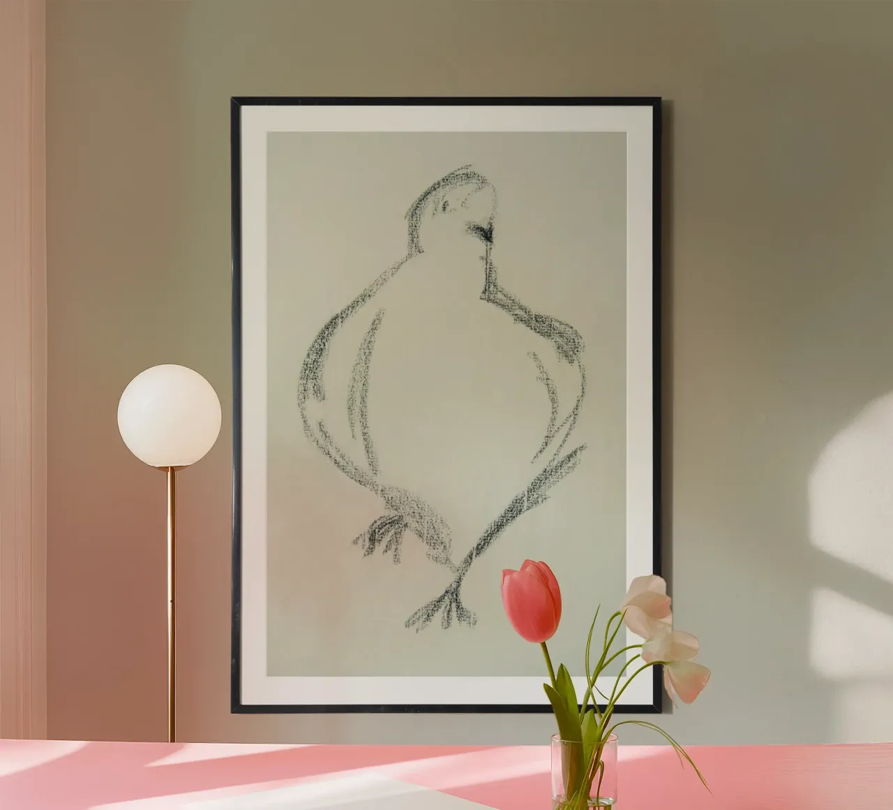 Dove poster by Teresa André