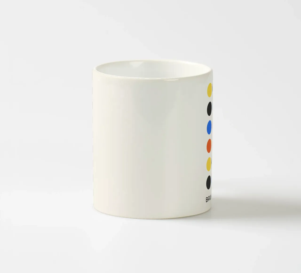 Mostra dei Circoli Bauhaus 1919 citazione tazza in ceramica da Paigaam Studio