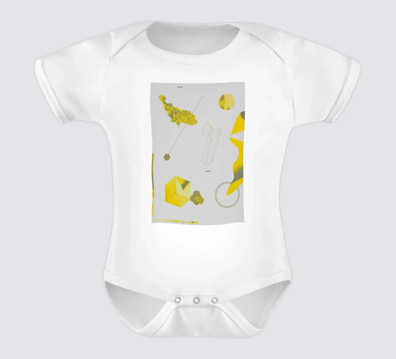 Objects 01 body neonato maniche corte da Andreas Jarner