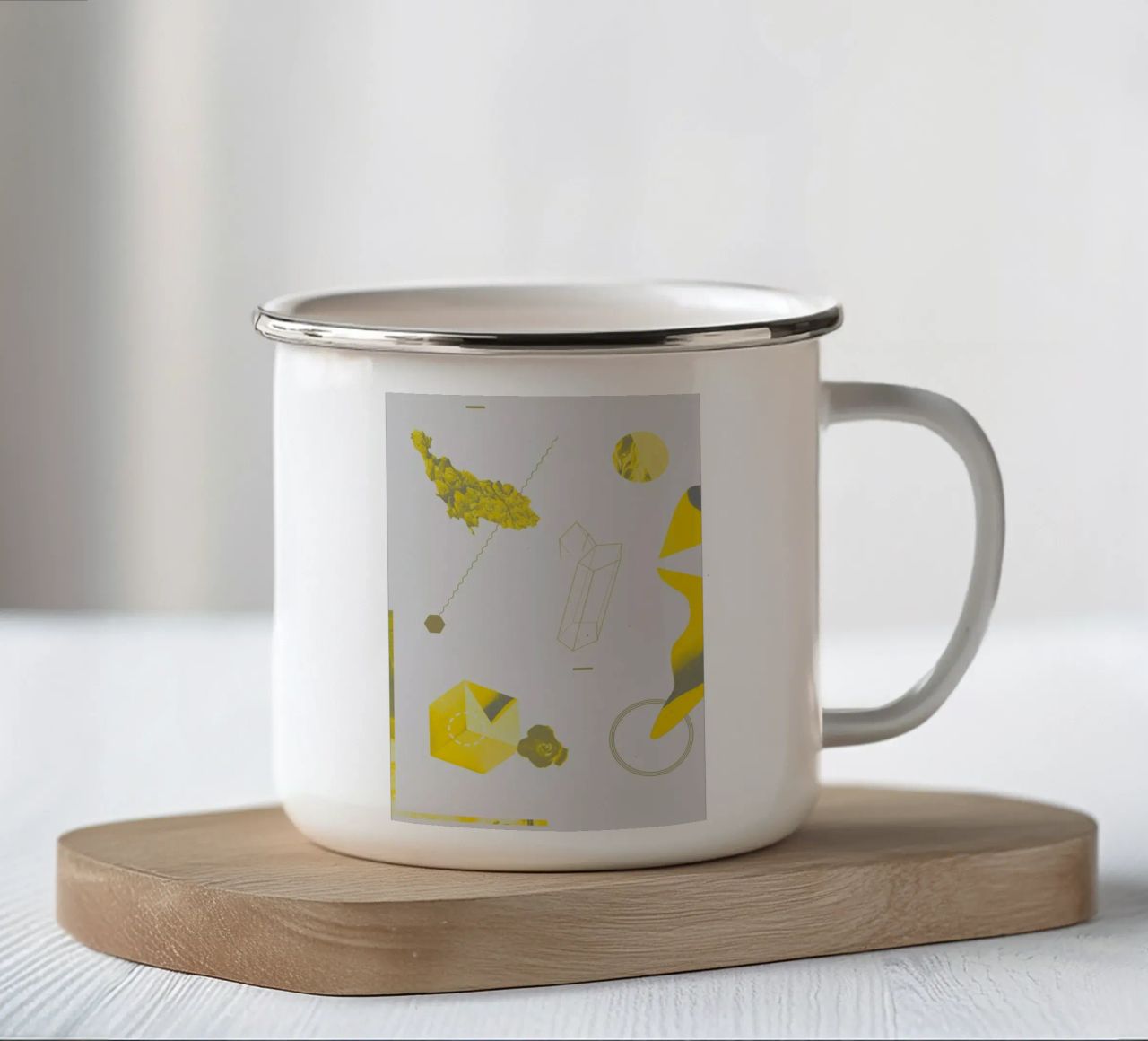 Objects 01 tazza in smalto da Andreas Jarner