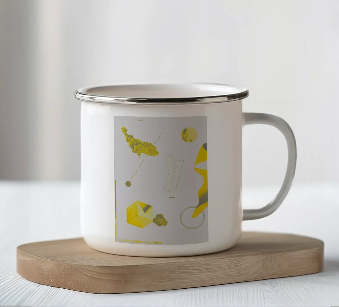 Objects 01 Emaille Tasse von Andreas Jarner