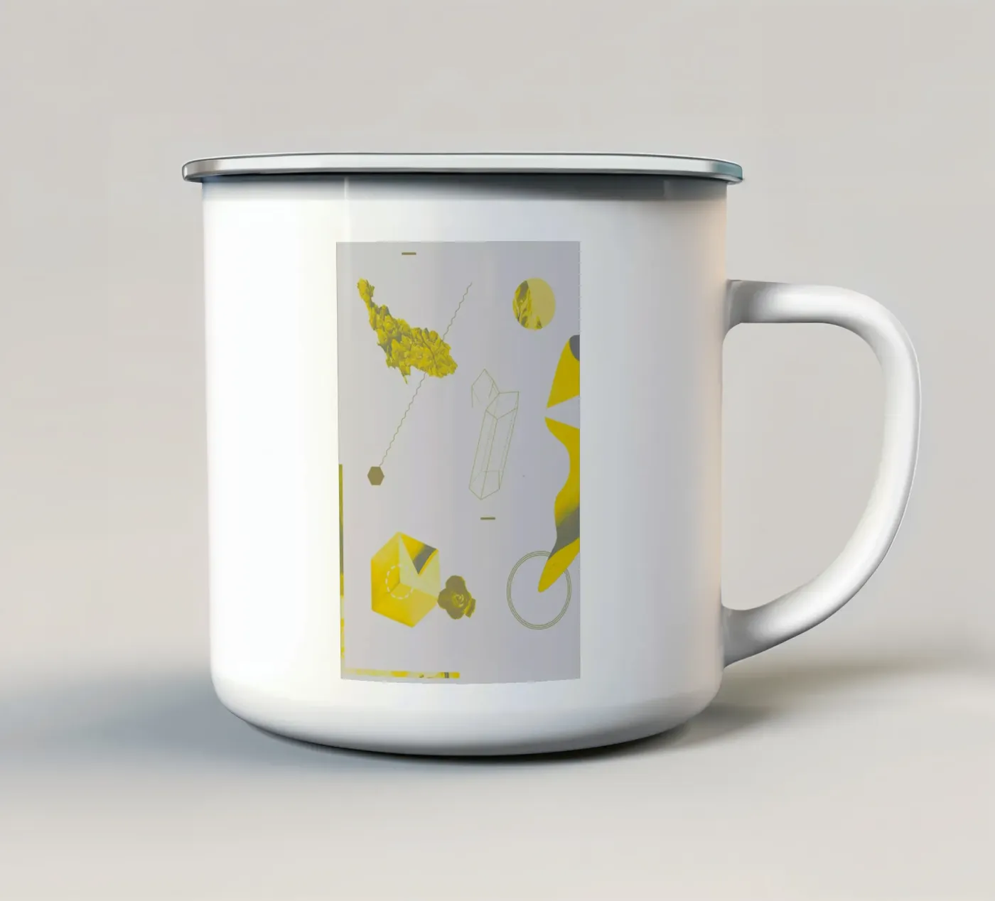 Objects 01 emaille mok van Andreas Jarner