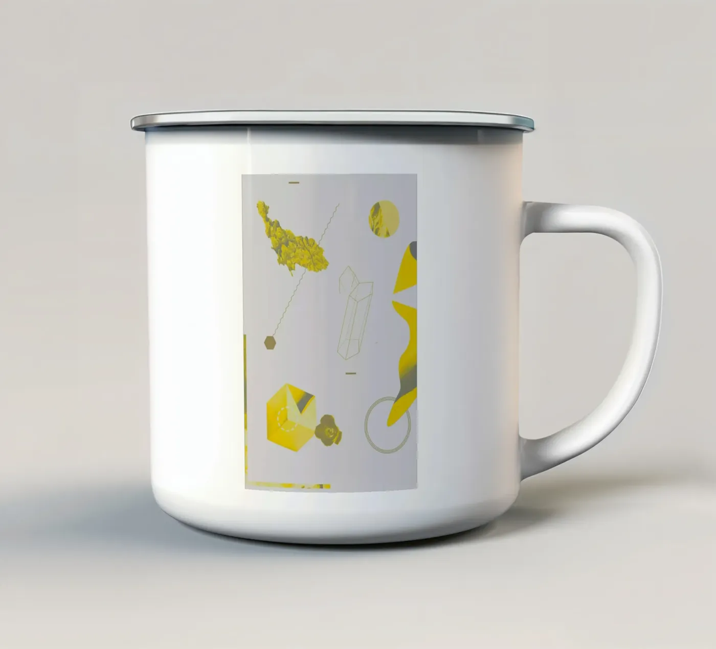 Objects 01 Emaille Tasse von Andreas Jarner