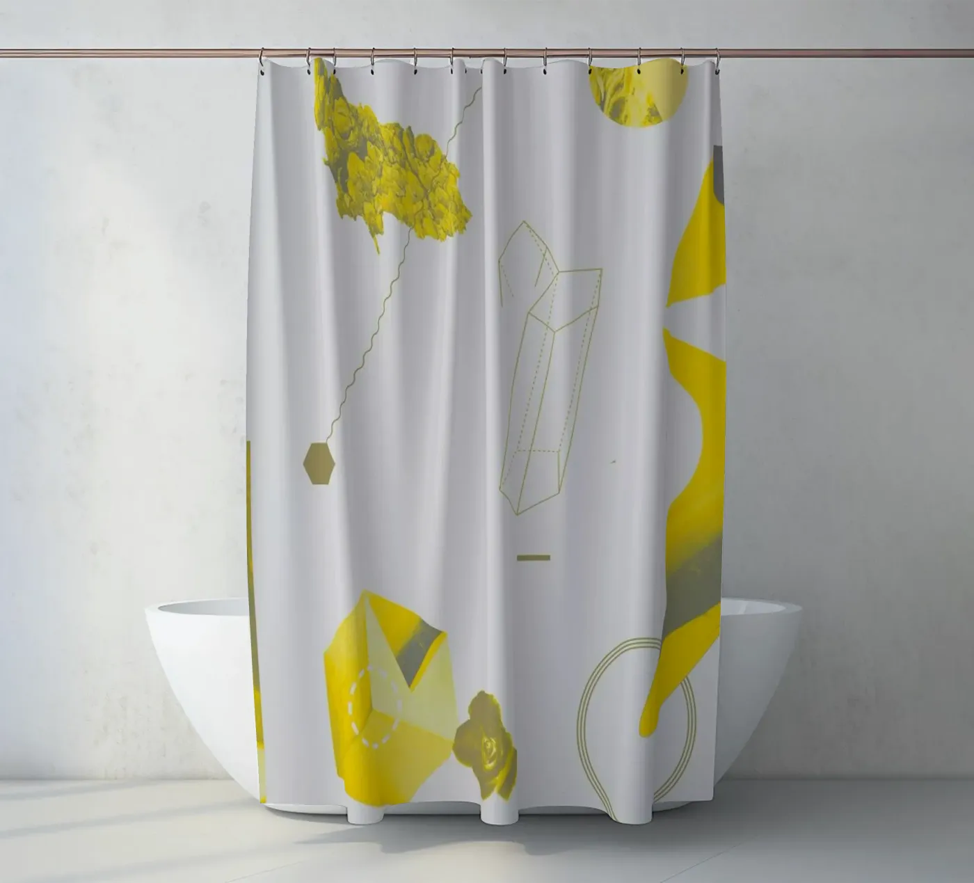 Objects 01 Duschvorhang von Andreas Jarner