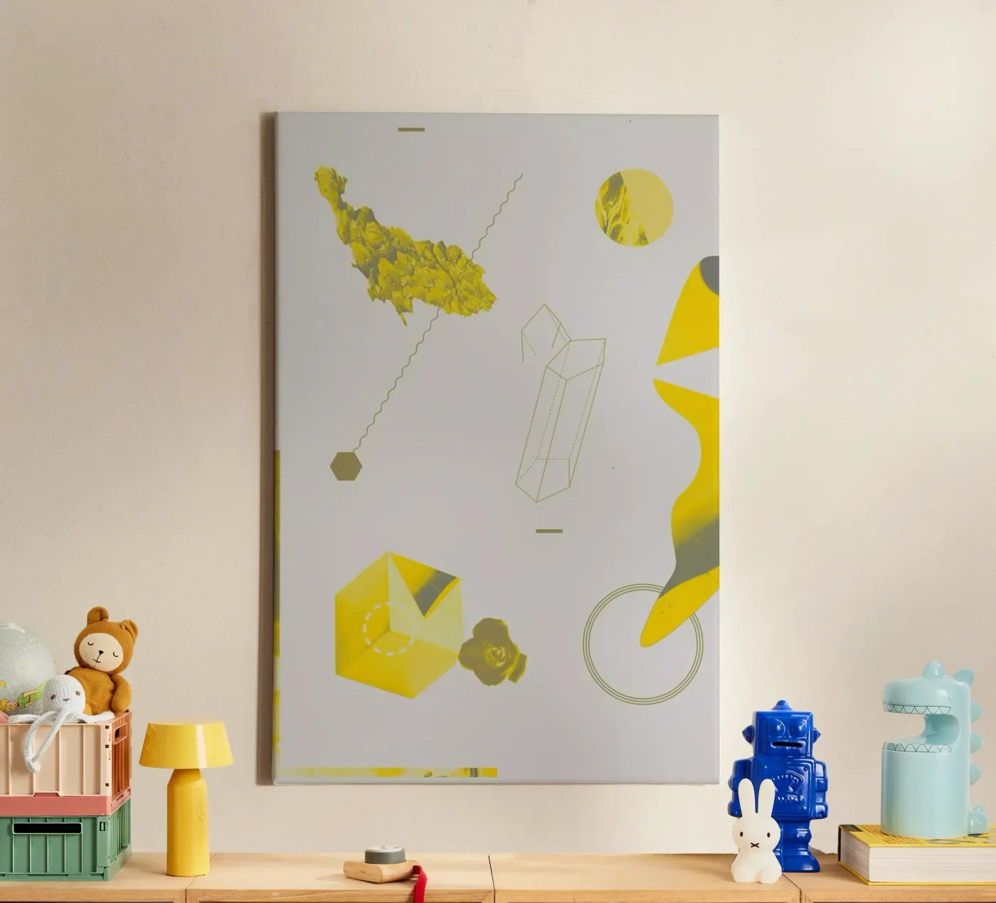 Objects 01 canvas van Andreas Jarner