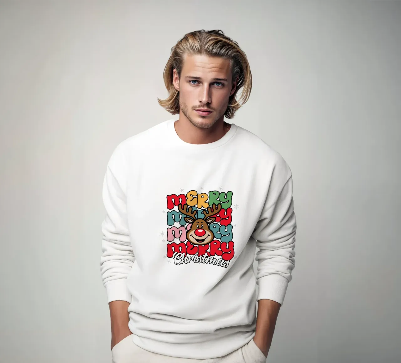 Merry Christmas sweatshirt by edsonramosart