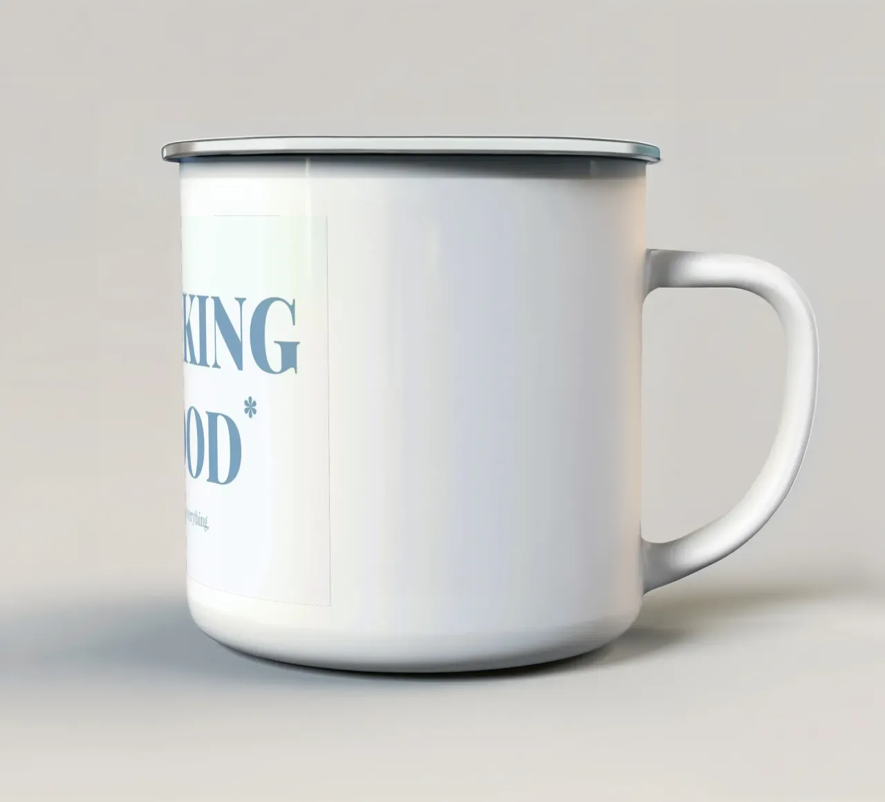 Good tazza in smalto da Chris Wharton