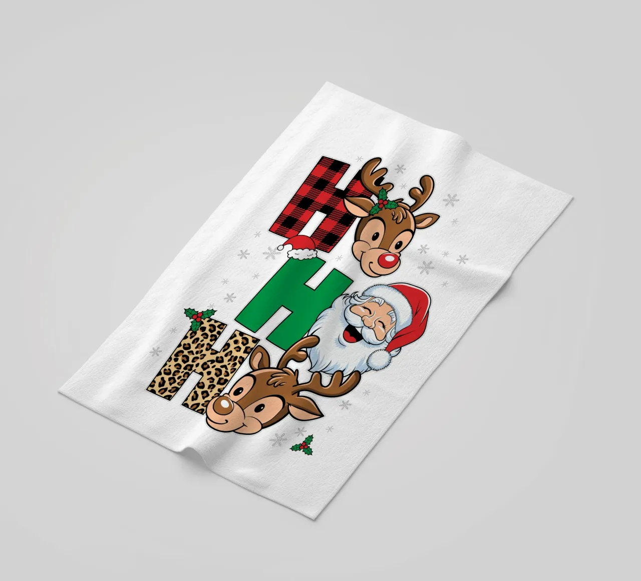 Santa Claus face telo mare da edsonramosart