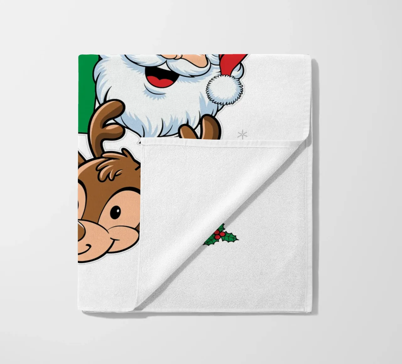 Santa Claus face telo mare da edsonramosart