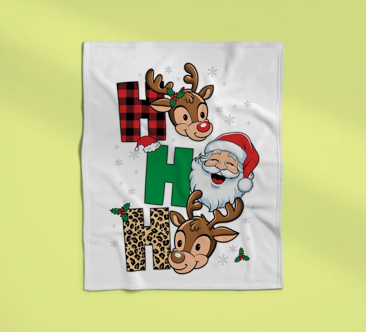 Santa Claus face fleece blanket by edsonramosart