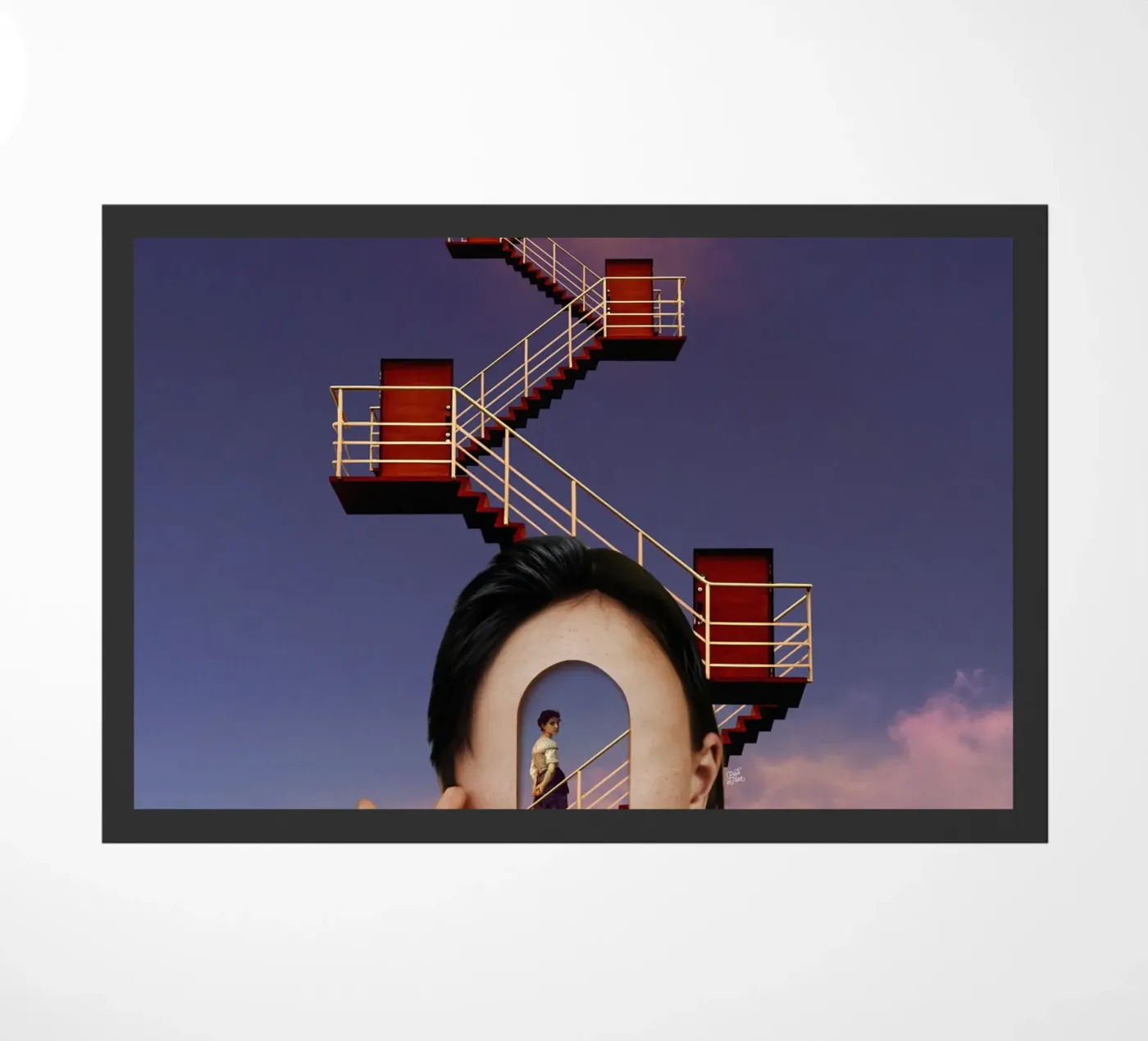 ESCAPE doormat by Paste in Place