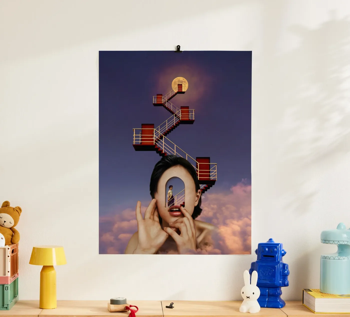 ESCAPE poster van Paste in Place