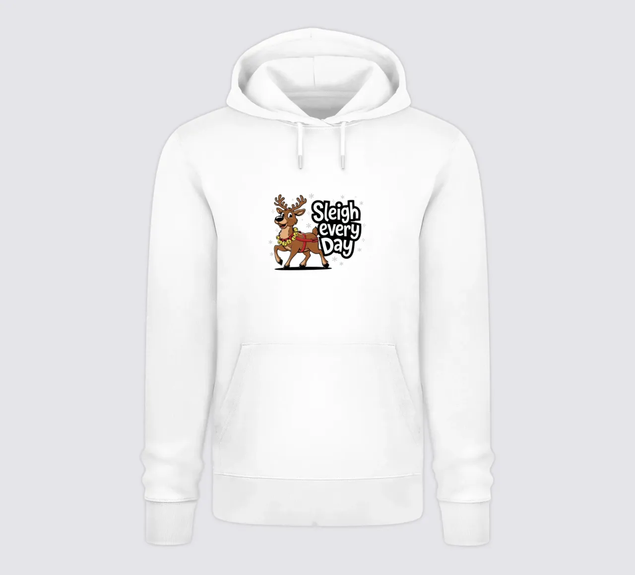 Sleigh every day felpa con cappuccio da edsonramosart