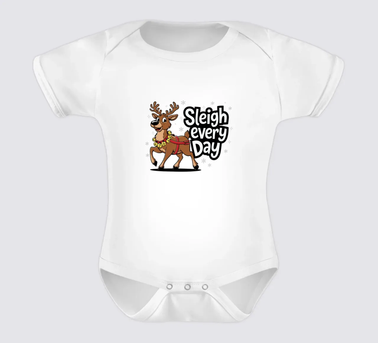 Sleigh every day body neonato maniche corte da edsonramosart